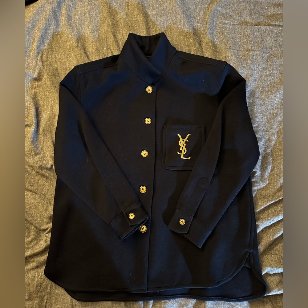 SAINT LAURENT JACKET WITH LOGO